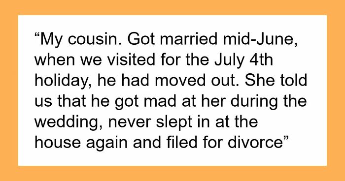 36 Of The Fastest Times Couples Said “I Do” And “I’m Done” – And What Really Happened