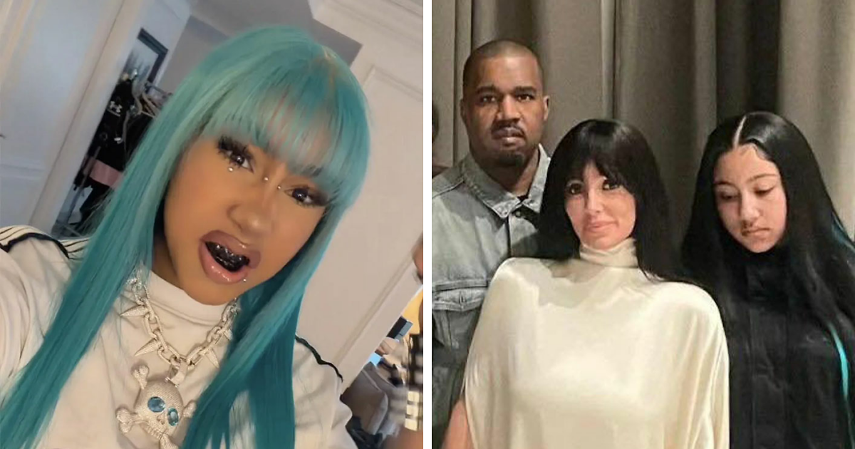 "Kanye Was Mad": North West’s 'Sad' Expression Goes Viral In Family Photo With Bianca Censori