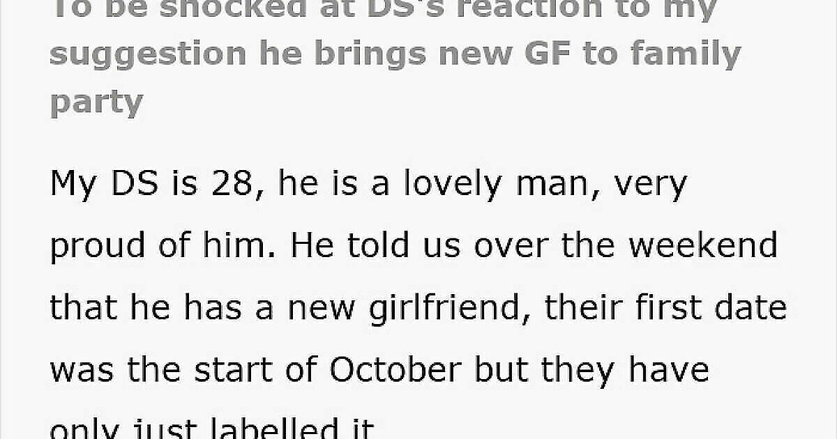 Mom Thinks She’s Welcoming By Inviting Son’s GF To Dad’s Party, He Reacts Like She Rushed A Proposal