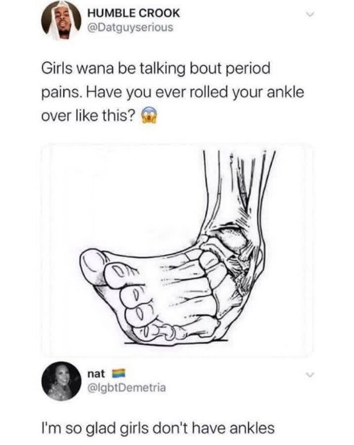 Social media posts humorously challenging patriarchy with feminist commentary and sharp call outs.