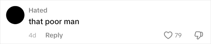 Screenshot of an online relationship debate comment saying that poor man, related to fiancé’s mug gift controversy. Screenshot of an online relationship debate comment saying that poor man, related to fiancé’s mug gift controversy.