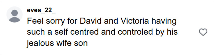 Social media comment criticizing Victoria Beckham and her family amid footage and dance controversy involving Brooklyn Beckham.