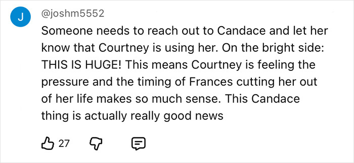 User comment on social media discussing huge new forensics evidence about Kurt Cobain's passing not being self-inflicted.
