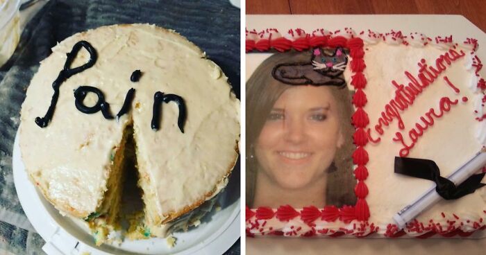 “Too Old For Leo DiCaprio”: 49 Funny Photos Of Cakes That Reflect Honest Emotions