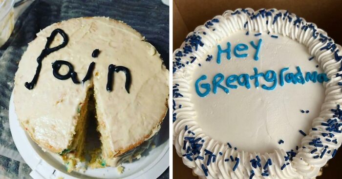 “Too Old For Leo DiCaprio”: 49 Funny Photos Of Cakes That Reflect Honest Emotions