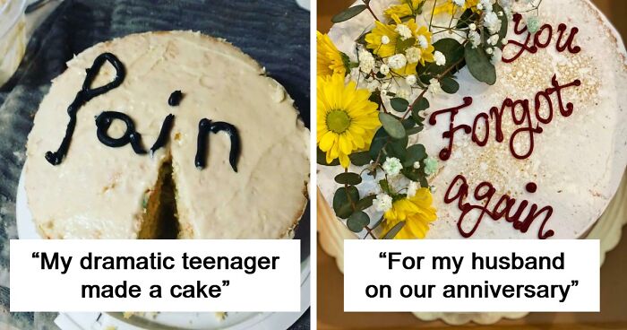 “Too Old For Leo DiCaprio”: 49 Funny Photos Of Cakes That Reflect Honest Emotions