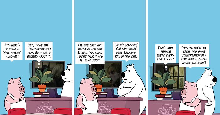 This Artist Makes Relatable Comics About Everyday Life Starring Bello Bear (30 Pics)