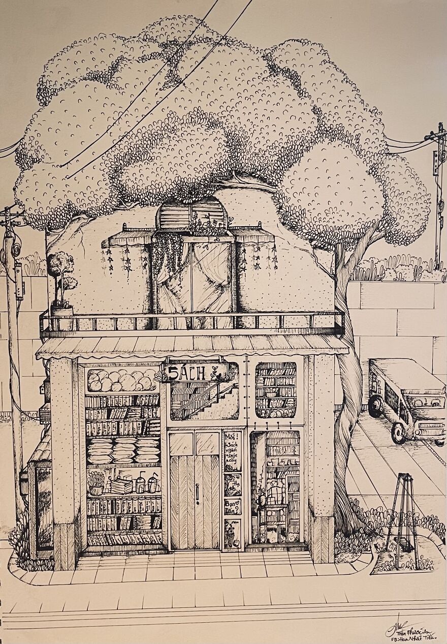 9 Gel Pen Drawings That I Practiced During My Lunch Break.