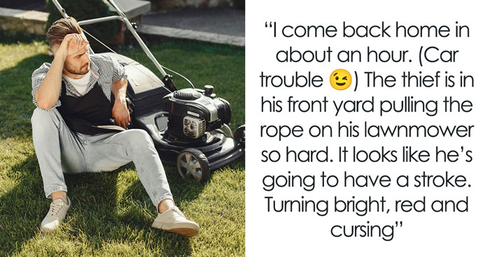 Neighbor Treats Guy’s Gas Can Like A Free Fuel Buffet, Walks Right Into Revenge And A Police Car