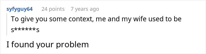 Screenshot of a Reddit comment discussing a personal story related to a woman&rsquo;s award winning act in court case evidence.