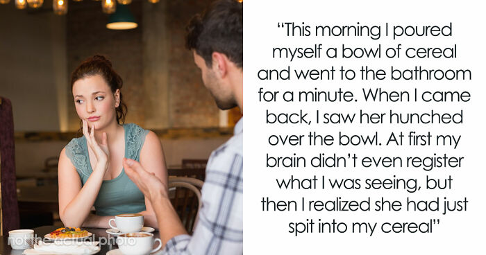 Guy Horrified After Witnessing GF Spitting In His Food, She Says Something “Compelled” Her To Do It