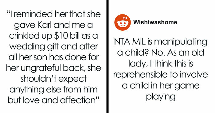 Greedy MIL Complains Son Isn’t Generous, DIL Exposes Her Hypocrisy With 10$ Wedding Gift Throwback
