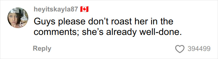 Alt text: Social media comment about woman&rsquo;s viral video showing effects of toasted skin syndrome from heating pad use.