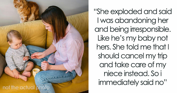 Child-Loathing Lady Flees Her Home After Her Family Tries To Force Her To Be A Free Nanny