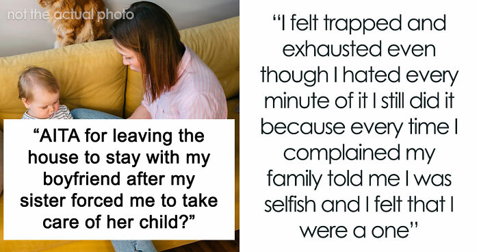 Child-Loathing Lady Flees Her Home After Her Family Tries To Force Her To Be A Free Nanny