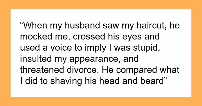 Woman Cuts Her Hair, Starts Going To The Gym Again, Insecure Hubby Has A Meltdown