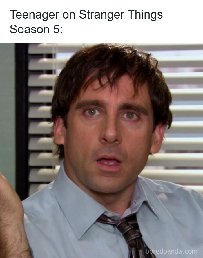 Michael Scott from The Office making a shocked face, featured in popular memes inspired by the TV series The Office.