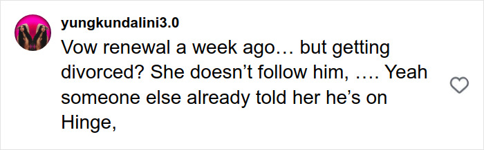 Comment discussing a single woman&rsquo;s reaction after matching with the perfect guy on Hinge dating app.