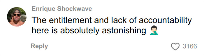 User comment on social media criticizing Southwest Airlines seating rules amid backlash from plus size passengers.