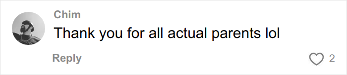 A social media comment thanking actual parents, illustrating overused slang words and phrases to be banished in 2026. A social media comment thanking actual parents, illustrating overused slang words and phrases to be banished in 2026.