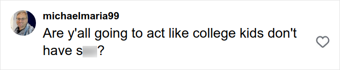 Alt text: social media comment reacting to Amherst College orientation backlash amid firing spree controversy Alt text: social media comment reacting to Amherst College orientation backlash amid firing spree controversy