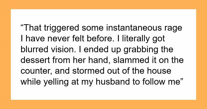 Couple Held Captive By SIL Over Dessert Plans, Wife Defends Husband And Storms Out For Good