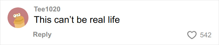 Comment on social media by user Tee1020 expressing disbelief about influencer&rsquo;s cubic jeans sparking debate.