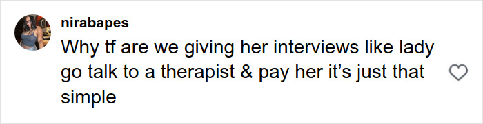 TikTok influencer comment criticizing interviews, suggesting therapy after admitting inappropriate act in couple&rsquo;s home controversy.