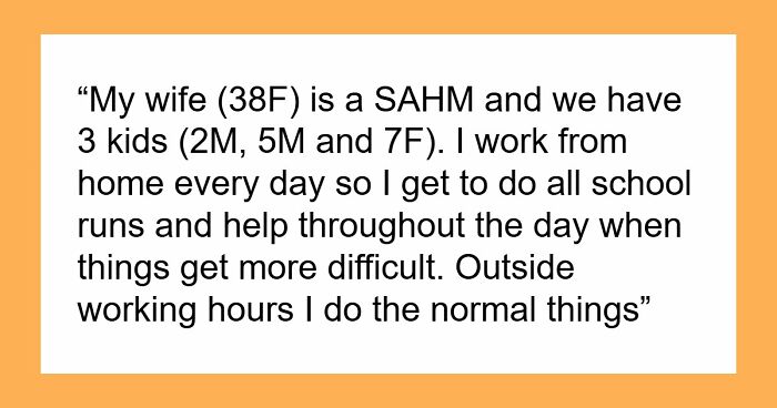 Dad Leaves For Work For 48 Hours, Wife Left Home With 3 Kids Treats It Like He Booked A Solo Vacay