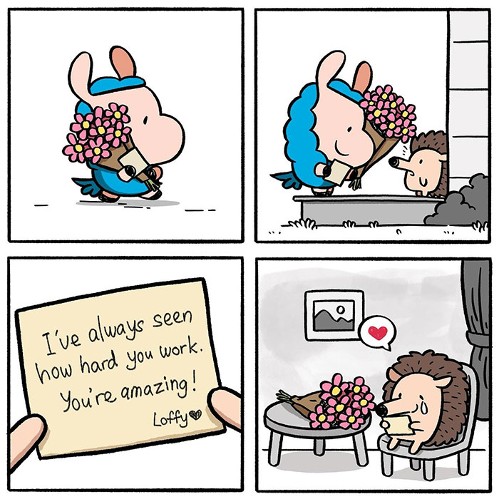 21 Soft And Heartwarming Comics By Chris Yang About Being There For Each Other