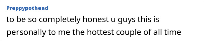 Comment text praising a couple as the hottest of all time amid discussions of Margot Robbie and Jacob Elordi's age gap in a steamy shoot.