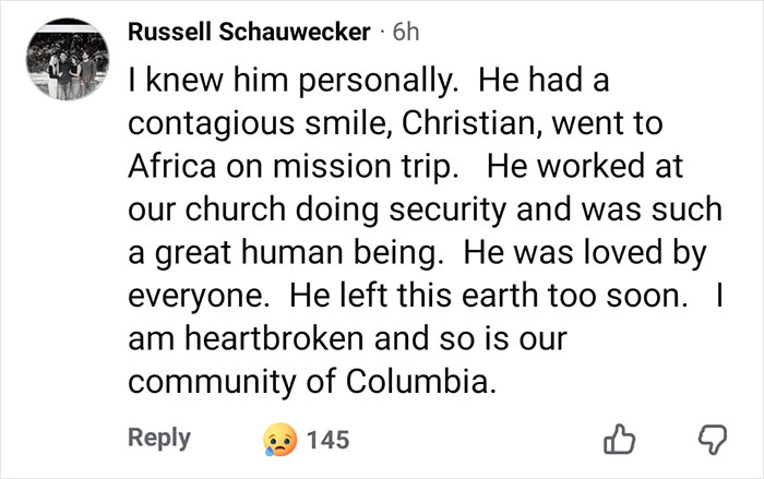 Comment on Marine Veteran's heartbreaking final text shared after Facebook Marketplace meetup turned tragic, expressing community grief.