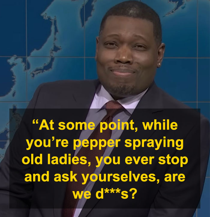 Comedian Michael Che on SNL delivering a controversial joke about ICE that sparked a heated debate. Comedian Michael Che on SNL delivering a controversial joke about ICE that sparked a heated debate.