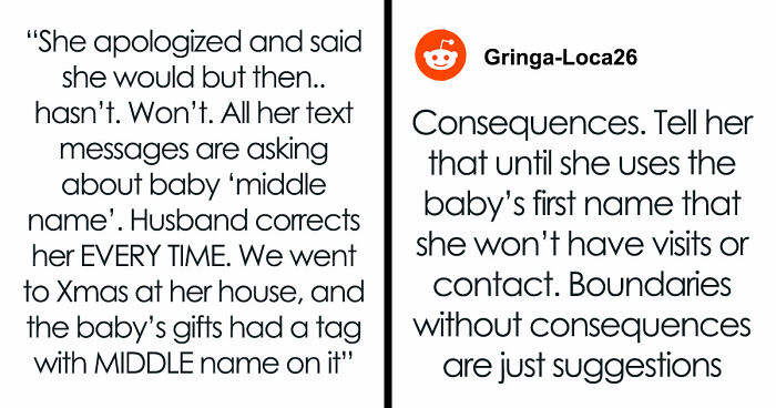 New Grandma Refuses To Use Baby’s Chosen First Name, Insists On Her Own Preferred Version