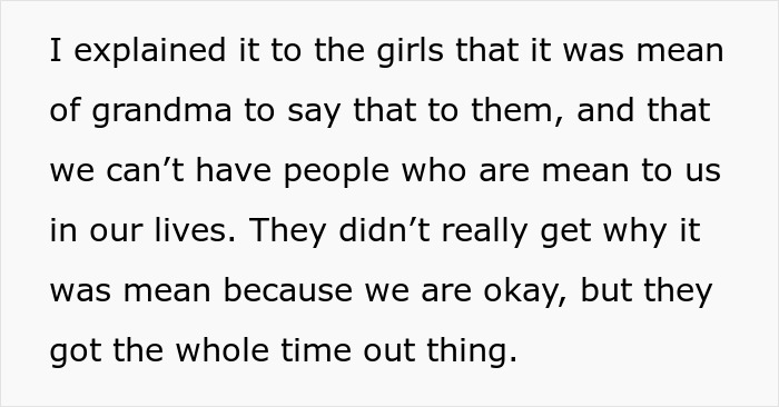 Text excerpt showing a parent or military member explaining to kids about parents who passed away with care and understanding.