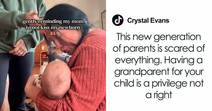Mom Stays Firm On Her “No Kissing” Policy With The Baby, Angers The Internet