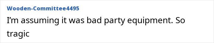 Text comment on a white background discussing tragedy, linked to mystery deepening after new details emerge surrounding Tommy Lee Jones&rsquo; daughter Victoria.