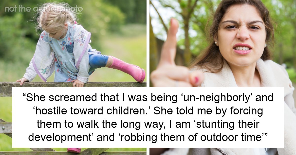 Woman Accuses Neighbor Of  Stunting Kid Development  By Not Allowing Them To Cross Her Backyard