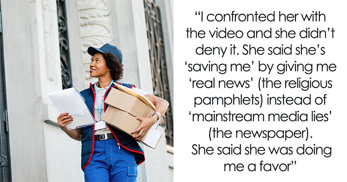 Lady Won’t Leave Neighbor And Their Newspaper Alone Until They Come To Church, Police Get Called