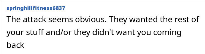 Comment from user springhillfitness6837 discussing suspicious motives related to uncontacted Amazonian tribe footage. Comment from user springhillfitness6837 discussing suspicious motives related to uncontacted Amazonian tribe footage.