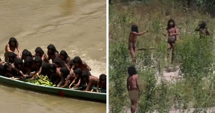 Rare Video Of Uncontacted Amazonian Tribe Sparks Wild Theories As People Notice Odd Details
