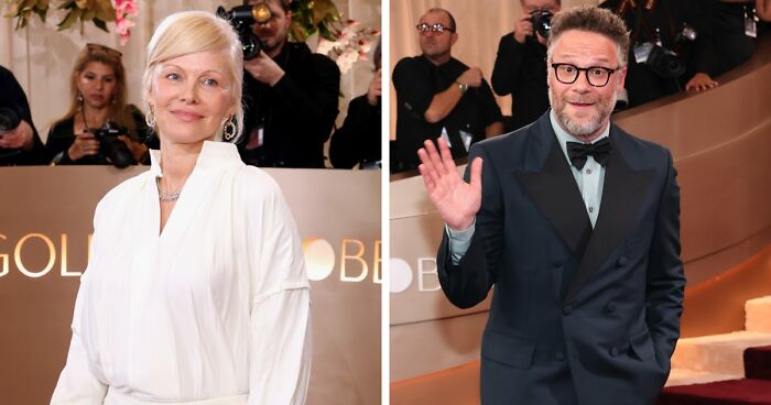Pamela Anderson Wants Apology From Seth Rogen After “Yucky” Experience At Golden Globes