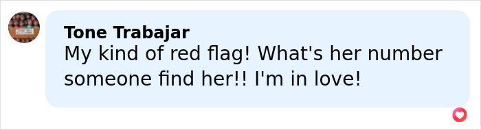 Screenshot of a social media comment reacting to a jealous girlfriend accused of throwing a 25-pound weight during a gym fight.