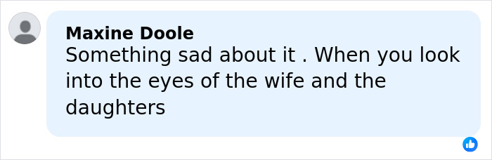 Comment by Maxine Doole expressing sadness about the wife and daughters after Little Rascals star turns Catholic extremist. Comment by Maxine Doole expressing sadness about the wife and daughters after Little Rascals star turns Catholic extremist.