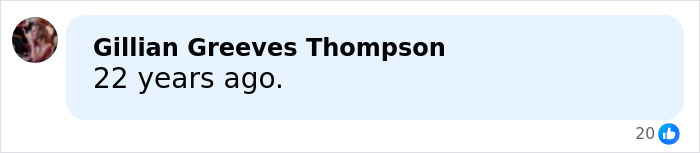 Screenshot of a Facebook comment reading 22 years ago, related to David Beckham&rsquo;s ex-assistant and Brooklyn Beckham&rsquo;s family rift.