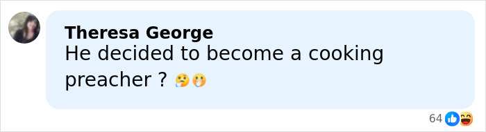 Comment on social media post mentioning Guy Fieri’s 58th birthday glow-up and his change from spiky blonde hair.