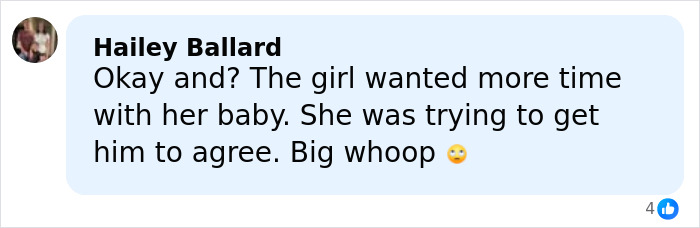 User comment about leaked audio involving Blake Lively, expressing skepticism and defending her actions.