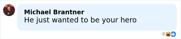 Conversation screenshot showing Michael Brantner commenting He just wanted to be your hero with laughing reactions under Enrique Iglesias' famous father Julio investigation post.