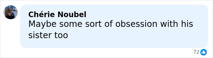 User comment on social media about man admitting horrific charges over pregnant sister&rsquo;s homicide.