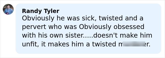 Comment on a social media post discussing a man admitting horrific charges in his pregnant sister&rsquo;s homicide case.